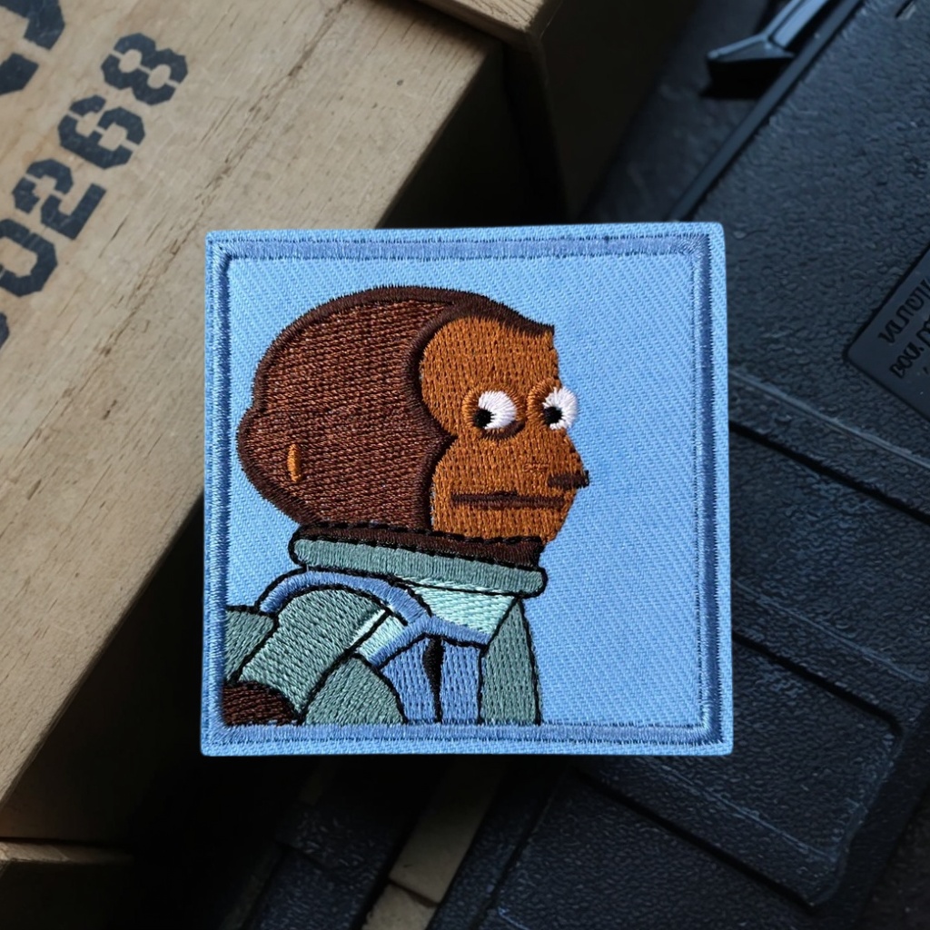 Urban Backpack Tactical - อึดอัดใจลิง Expression Morale Badge ทหารยุทธวิธีแพทช์กระเป๋าเป้สะพายหลังสติกเกอร์ Hook
