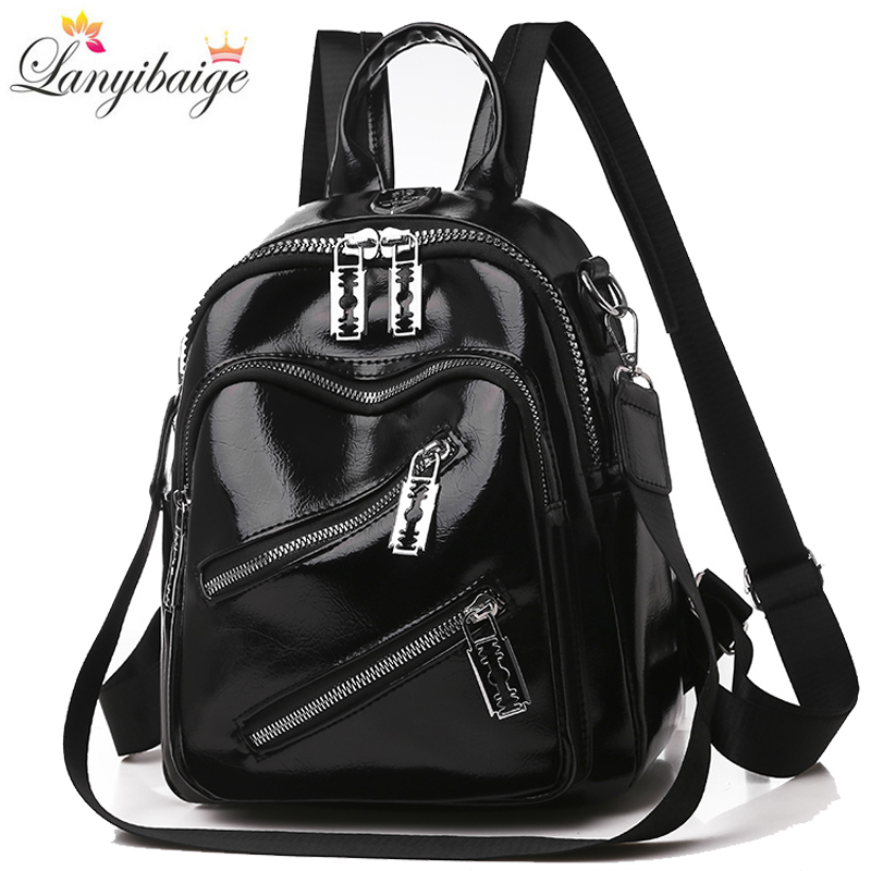 Mini Backpack Purse - กระเป๋าเดินทางหนัง PU สำหรับวัยรุ่นหญิงกระเป๋าเป้สะพายหลังกระเป๋าสะพายไหล่แบบลำลองกระเป๋าเป้ของผู้หญิงแฟชั่น