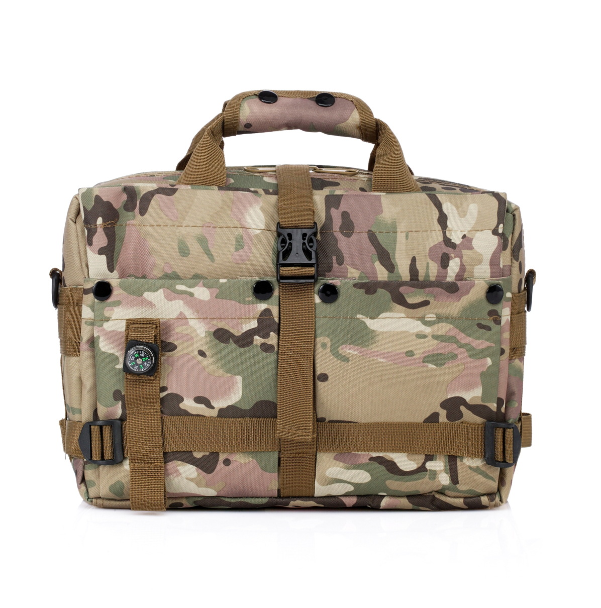 Rucksack Military Style - กระเป๋าเป้สะพายหลังทหารยุทธวิธีโมลล์ อ็อกซ์ฟอร์ด แมสเซนเจอร์กระเป๋าสะพายแล็ปท็อปกระเป๋าถือกระเป๋าเอกสารกลางแจ้งกระเป๋าปีนเขามัลติฟังก์ชั่น