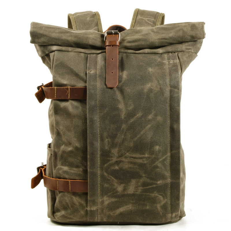 กระเป๋าเป้สะพายหลังกันขโมยอเนก - Canvas Backpack Casual บทวิจารณ์และราคา
