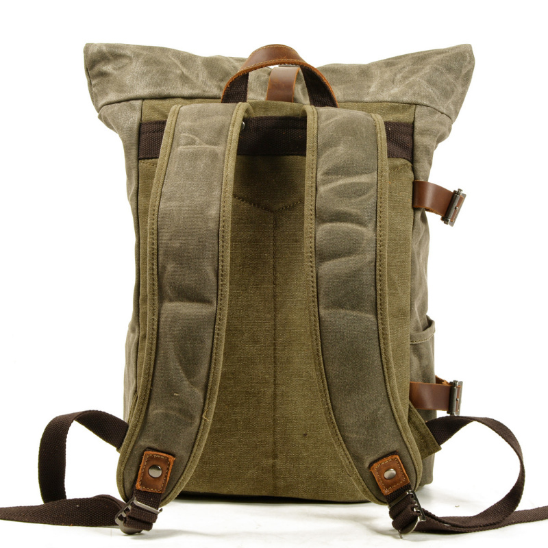 กระเป๋าเป้สะพายหลังกันขโมยอเนก - Canvas Backpack Casual บทวิจารณ์และราคา