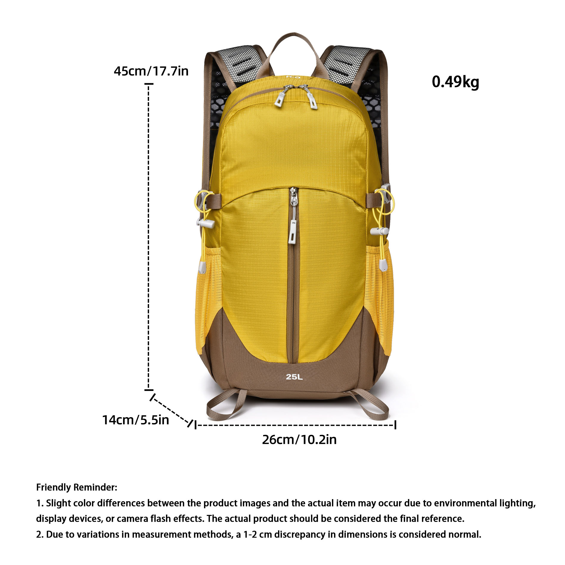 กระเป๋าเป้เดินป่าความจุขนาดใหญ - Hiking Backpack Waterproof บทวิจารณ์และราคา