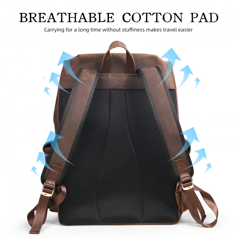สินค้าใหม่กระเป๋าเป้สะพายหลังห - Leather Backpack Vintage บทวิจารณ์และราคา
