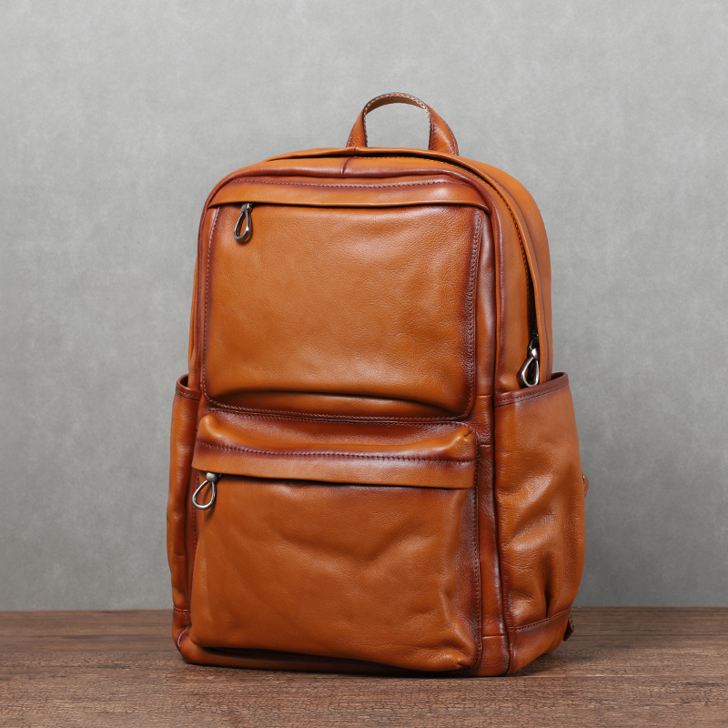 YETTIES กระเป๋าเป้หนังแท้สำหรั - Laptop Backpack 15.6 บทวิจารณ์และราคา
