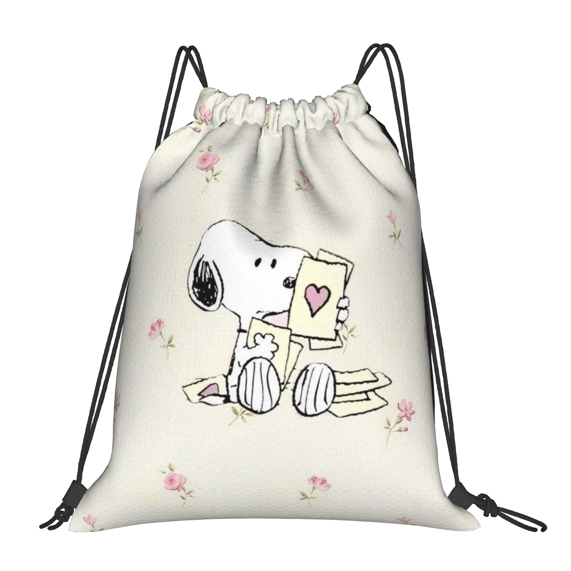 S-Snoopys Loving Gesture Backp - Drawstring Gym Bag บทวิจารณ์และราคา