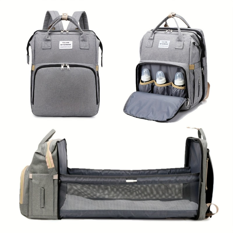 กระเป๋าคุณแม่และลูกน้อยแบบพับไ - Backpack Diaper Bag บทวิจารณ์และราคา