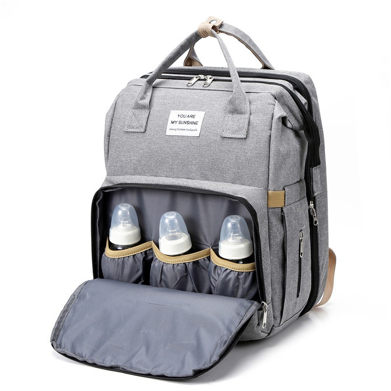 กระเป๋าคุณแม่และลูกน้อยแบบพับไ - Backpack Diaper Bag บทวิจารณ์และราคา