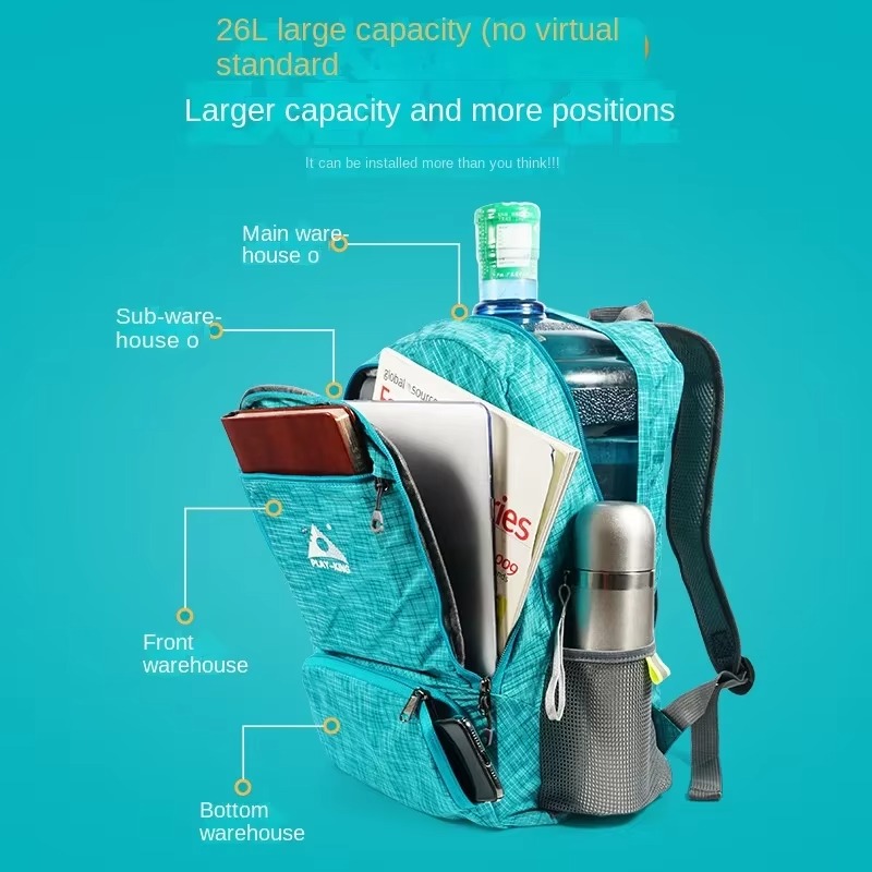 กระเป๋าเป้สะพายหลังแบบพับได้ น - Foldable Backpack Small บทวิจารณ์และราคา