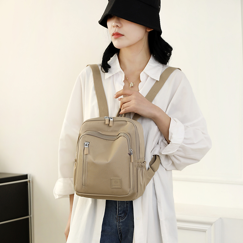 กระเป๋าเป้สะพายหลังกันน้ำสำหรั - Canvas Backpack Casual บทวิจารณ์และราคา