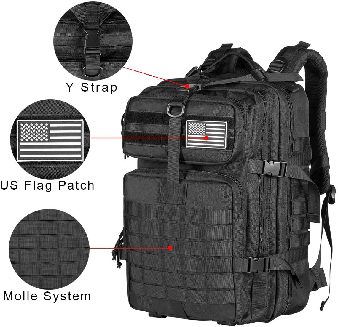 AA 60L กระเป๋าเป้สะพายหลังยุทธ - Rucksack Military Style บทวิจารณ์และราคา
