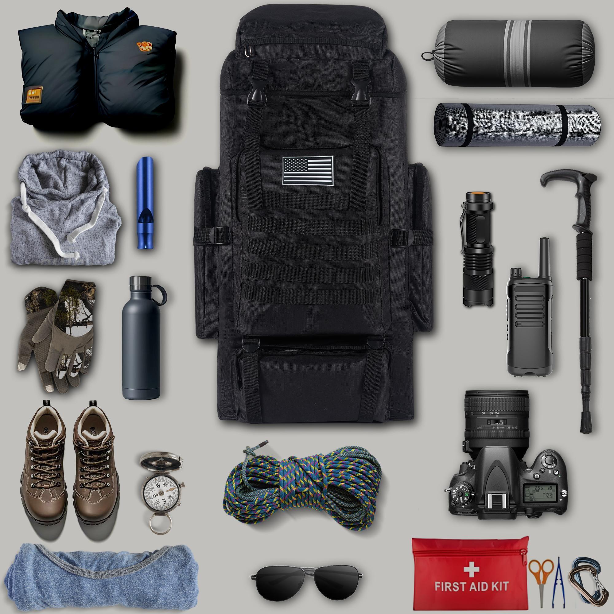 กระเป๋าเป้เดินป่าแบบมืออาชีพขน - Hiking Backpack Waterproof บทวิจารณ์และราคา