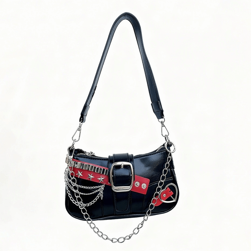 กระเป๋าสะพายวินเทจ Y2K หนัง PU - Leather Backpack Vintage บทวิจารณ์และราคา