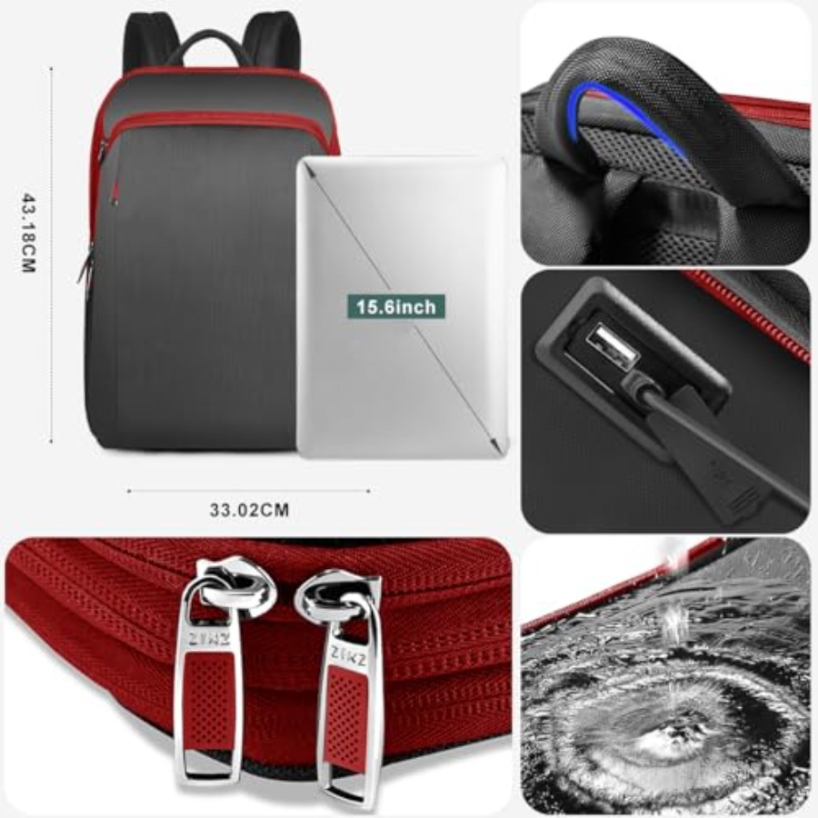 กระเป๋าเป้สะพายหลังแล็ปท็อปขนา - Laptop Backpack 15.6 บทวิจารณ์และราคา
