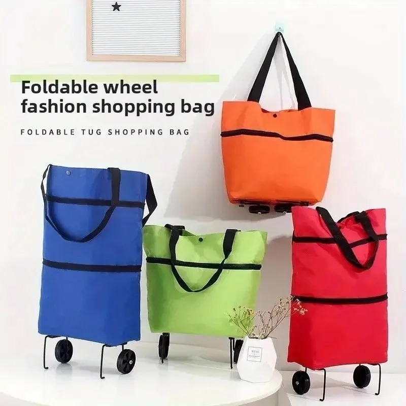 รถเข็นช็อปปิ้งพับได้แบบพกพาพร้ - Foldable Backpack Small บทวิจารณ์และราคา