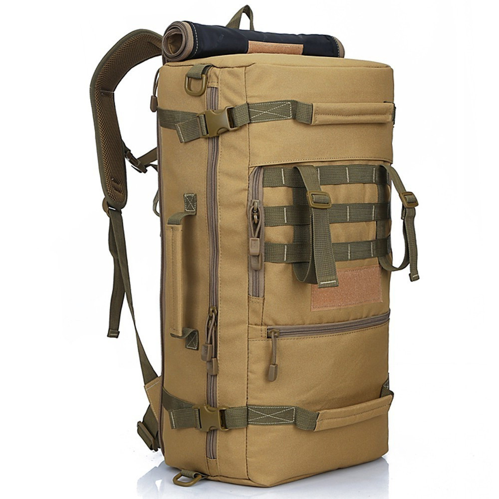 50L ยุทธวิธีทหารกระเป๋าเป้สะพา - Rucksack Military Style บทวิจารณ์และราคา