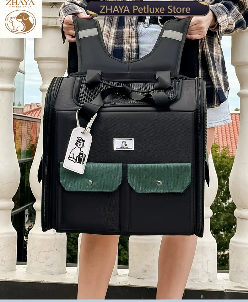 กระเป๋าเป้สะพายหลังสำหรับแมวขน - Foldable Backpack Small บทวิจารณ์และราคา