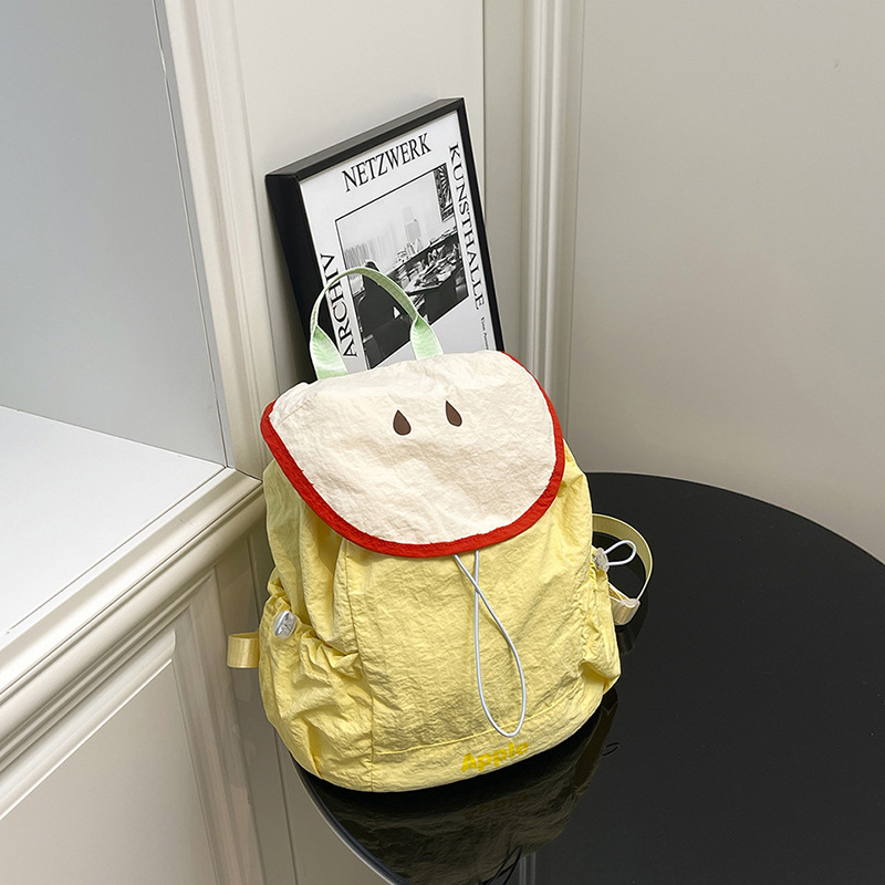 ใหม่สตรีฤดูร้อนน่ารักการ์ตูนผล - Canvas Backpack Casual บทวิจารณ์และราคา