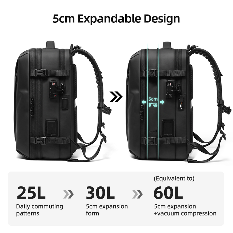 กระเป๋าเป้เดินทางสำหรับผู้ชาย  - Travel Backpack Anti Theft บทวิจารณ์และราคา