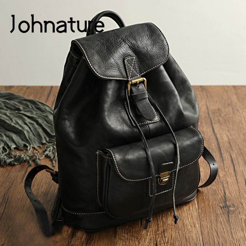 กระเป๋าเดินทางหนังวัวแท้ Johna - Leather Backpack Vintage บทวิจารณ์และราคา