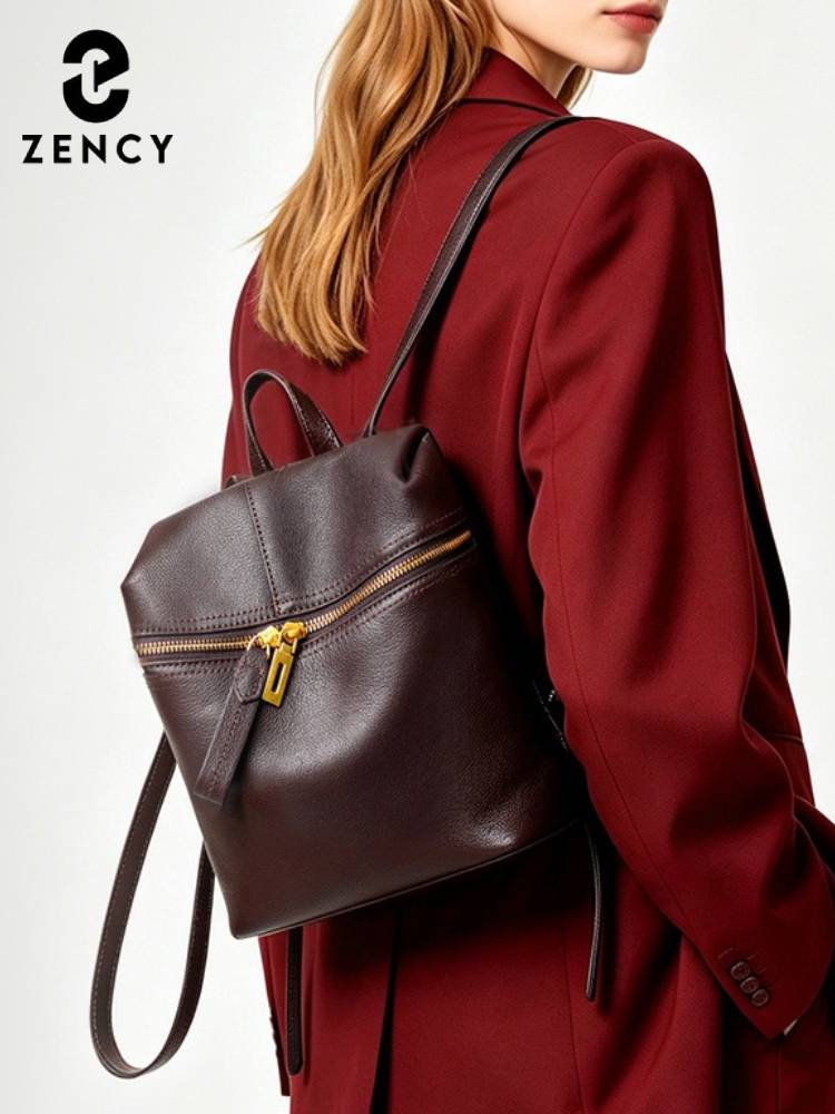 กระเป๋าเป้สะพายหลังหนังแท้สำหร - Leather Backpack Vintage บทวิจารณ์และราคา